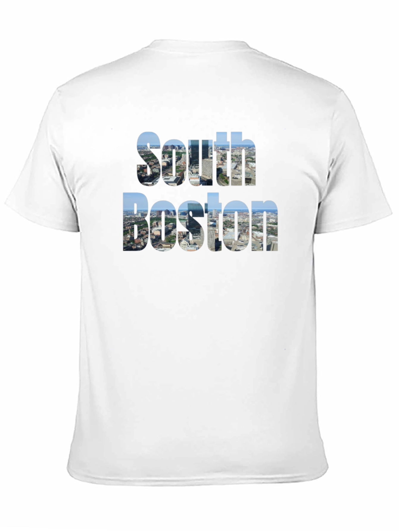 South Boston Skyline Graphic T-Shirt