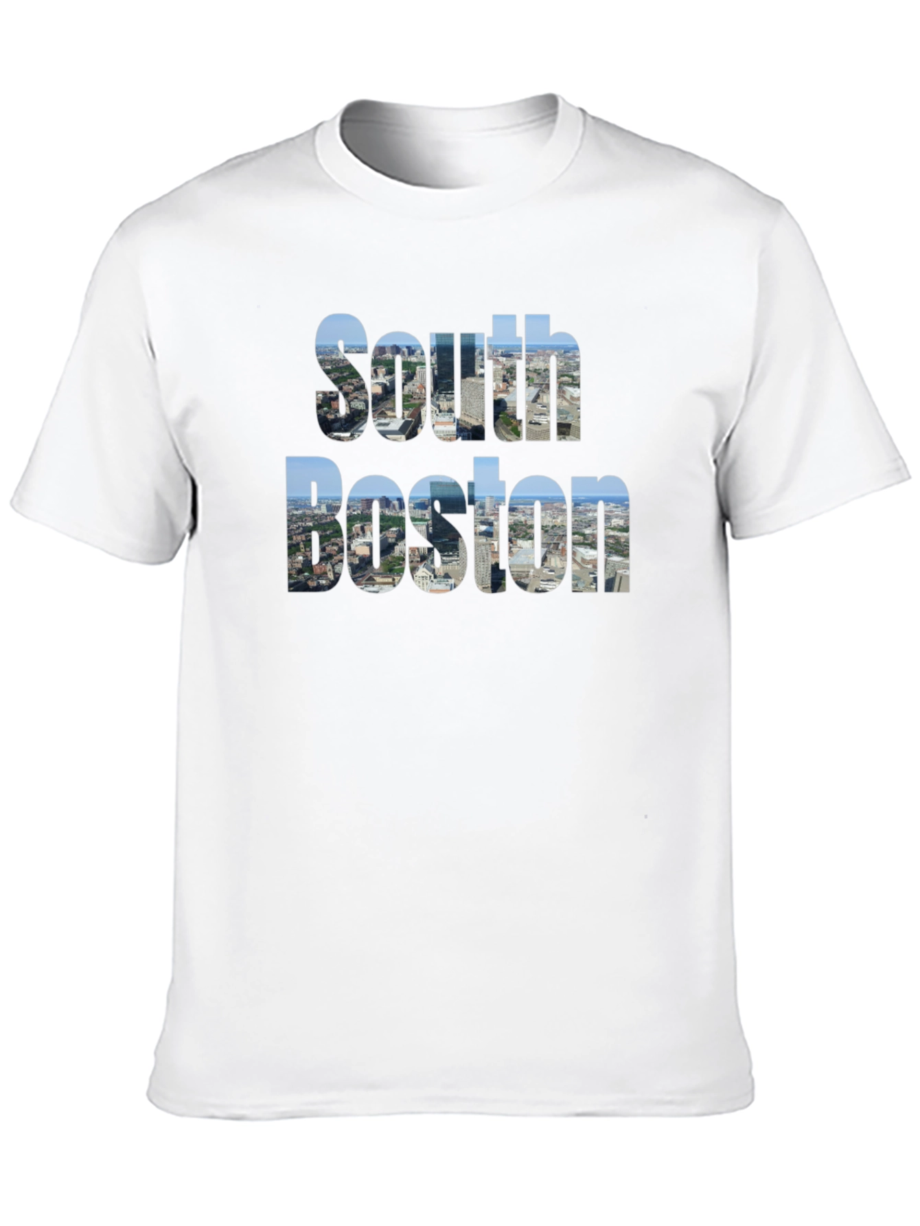 South Boston Skyline Graphic T-Shirt