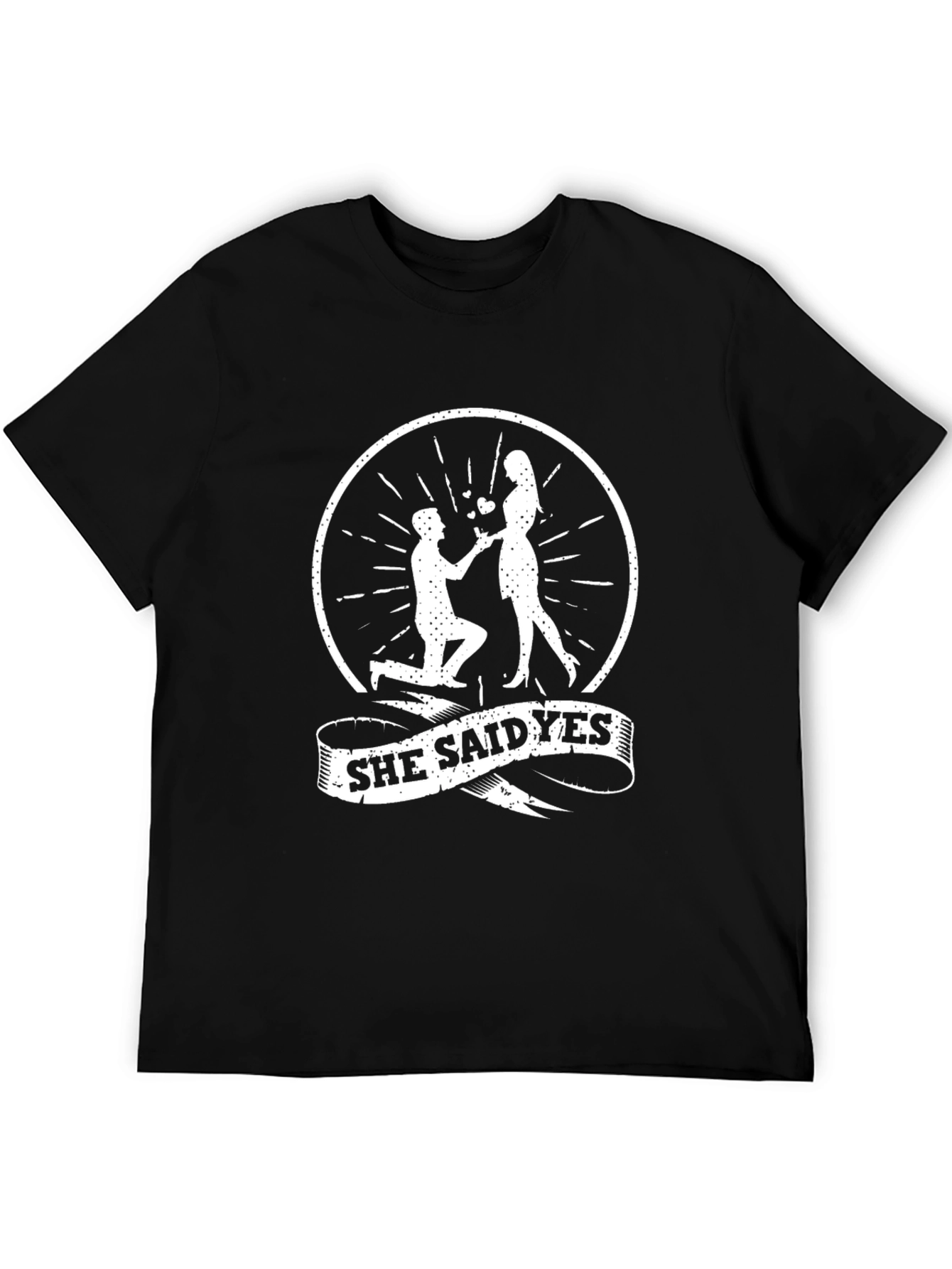 She Said Yes T-Shirt - Engagement Announcement Tee