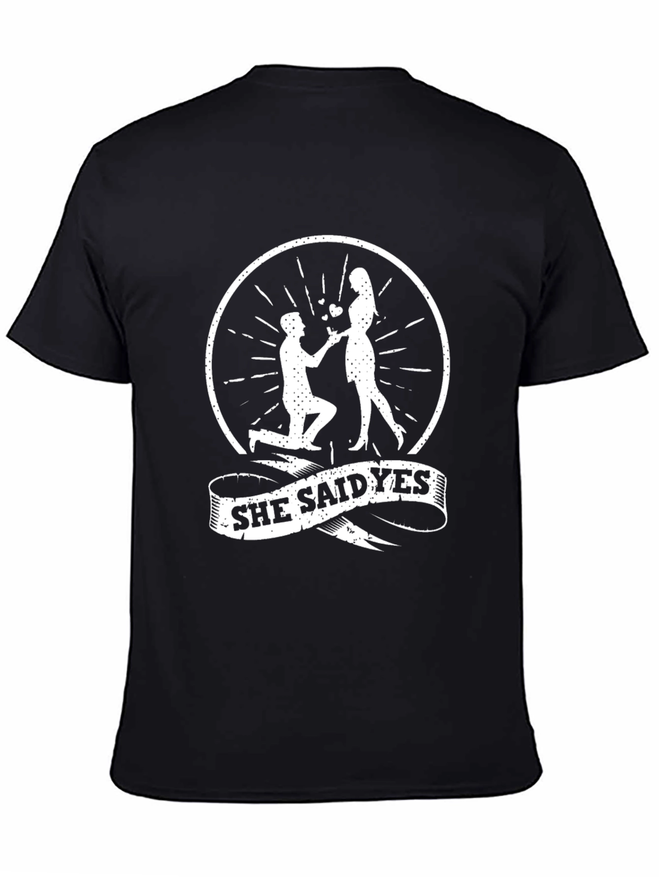She Said Yes T-Shirt - Engagement Announcement Tee