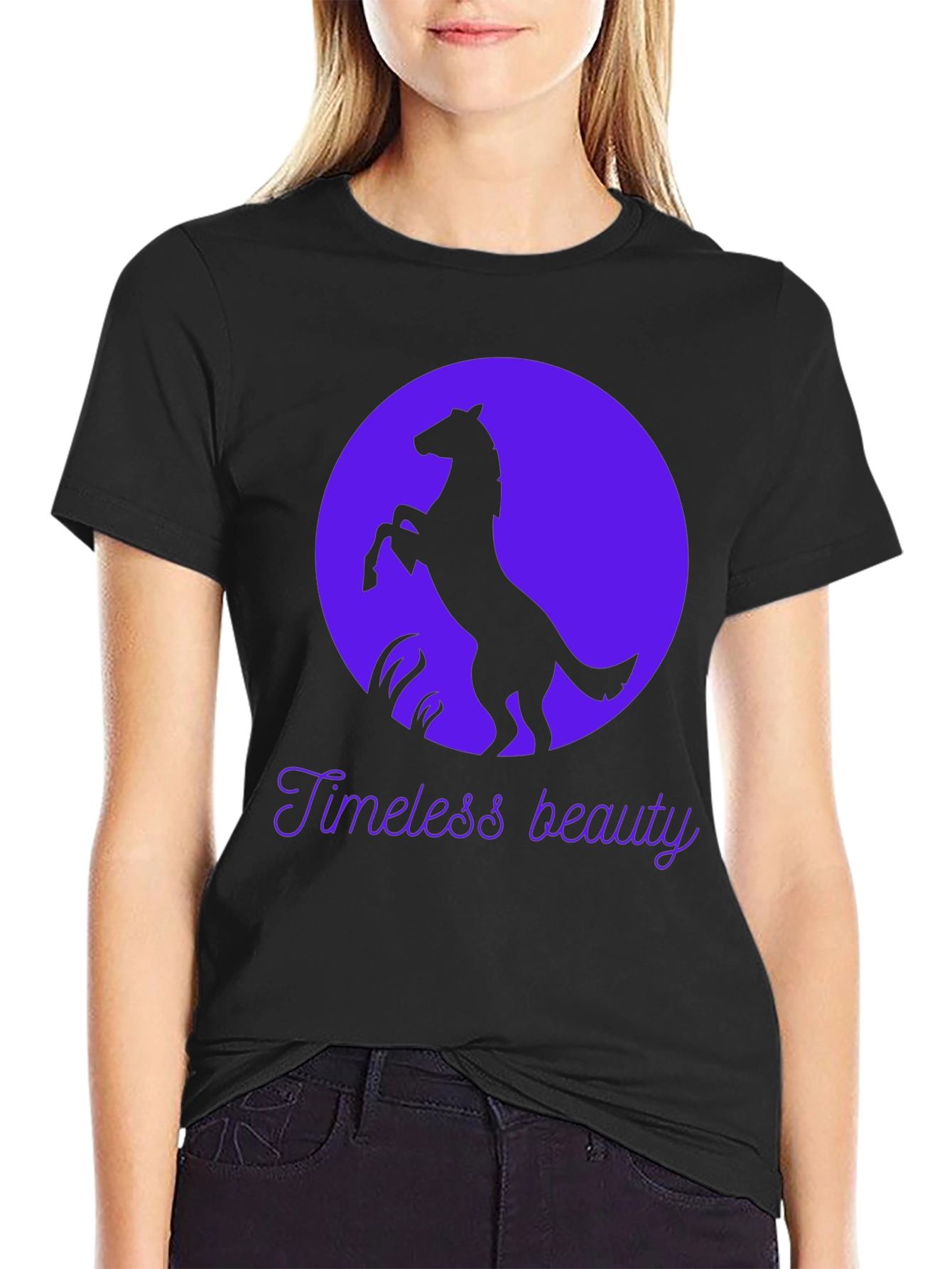 Timeless Beauty Black T-Shirt