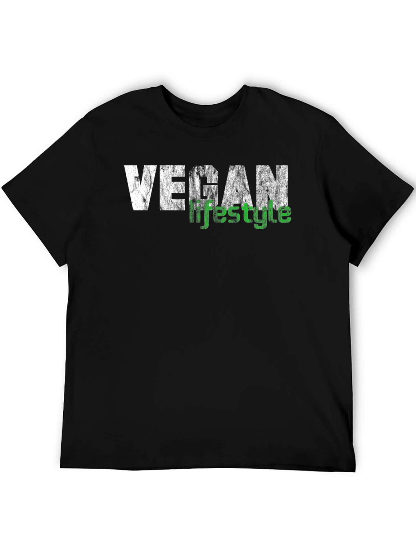 Vegan Lifestyle T-Shirt - Black Graphic Tee