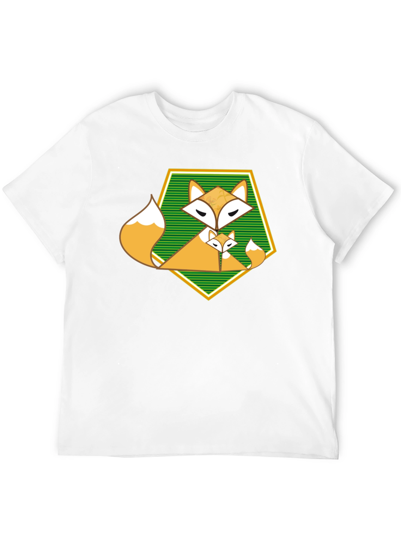 Fox Family Graphic T-Shirt - Unique Design