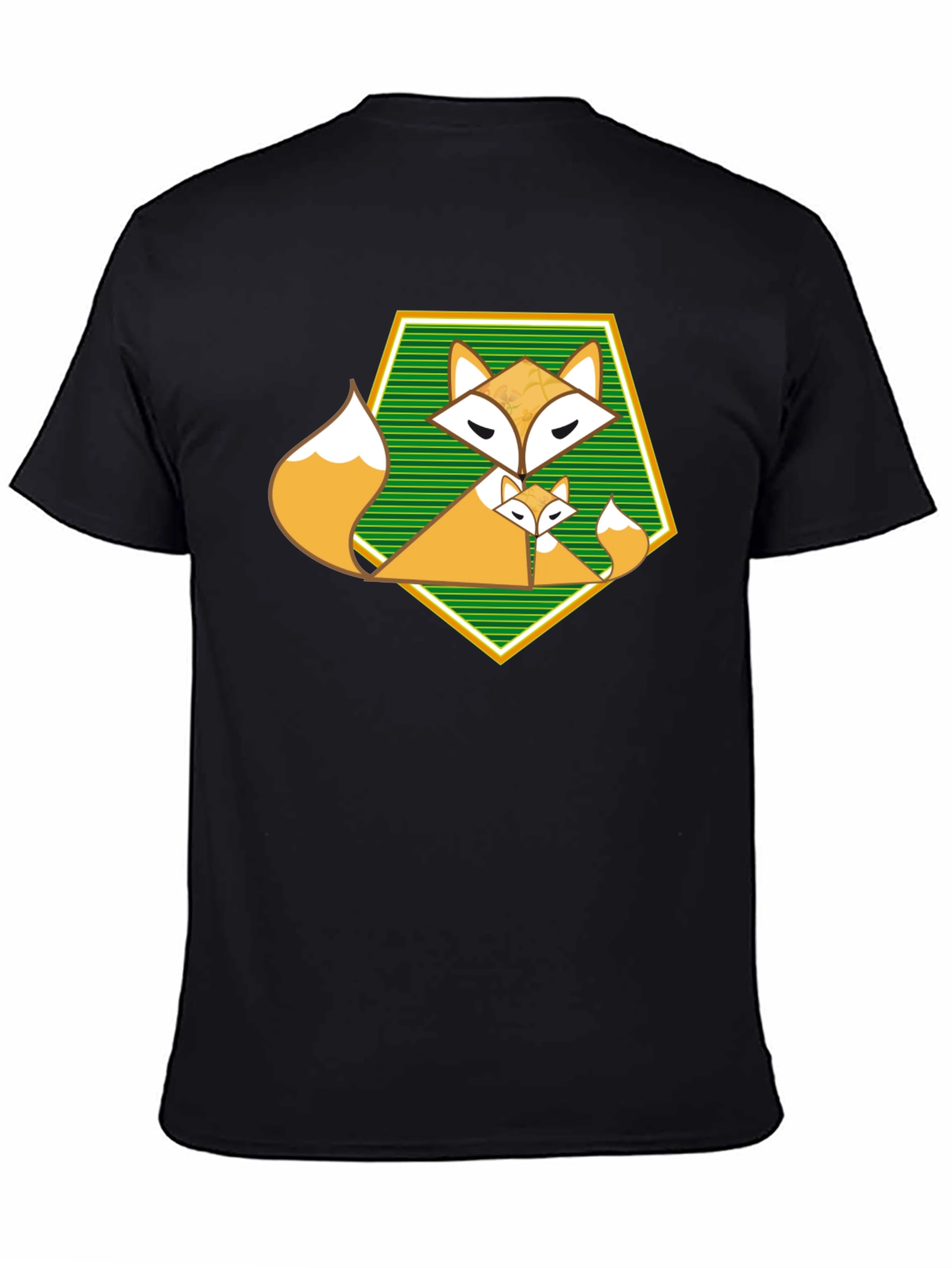 Fox Family Graphic T-Shirt - Unique Design