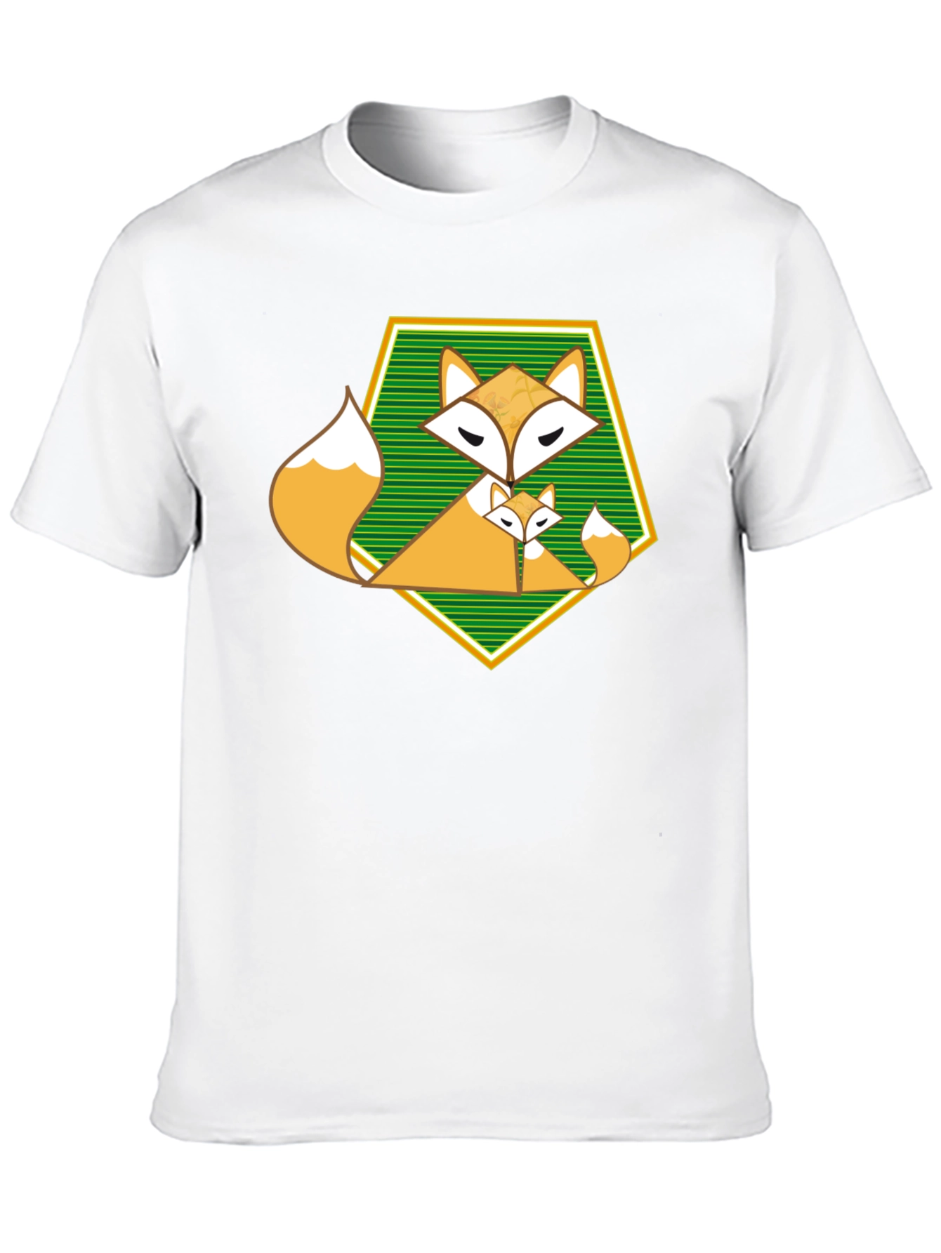 Fox Family Graphic T-Shirt - Unique Design