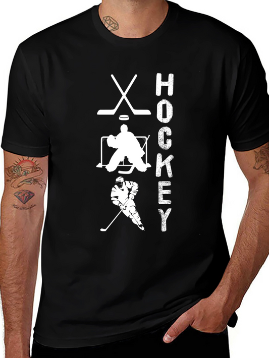 Hockey Graphic T-Shirt - Sporty Tee