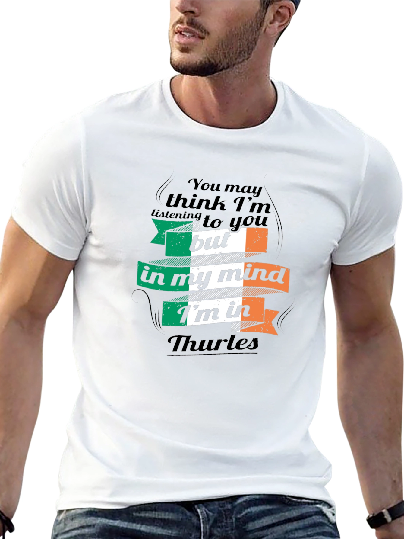 Irish Pride Thurles T-Shirt - Mens Black Tee