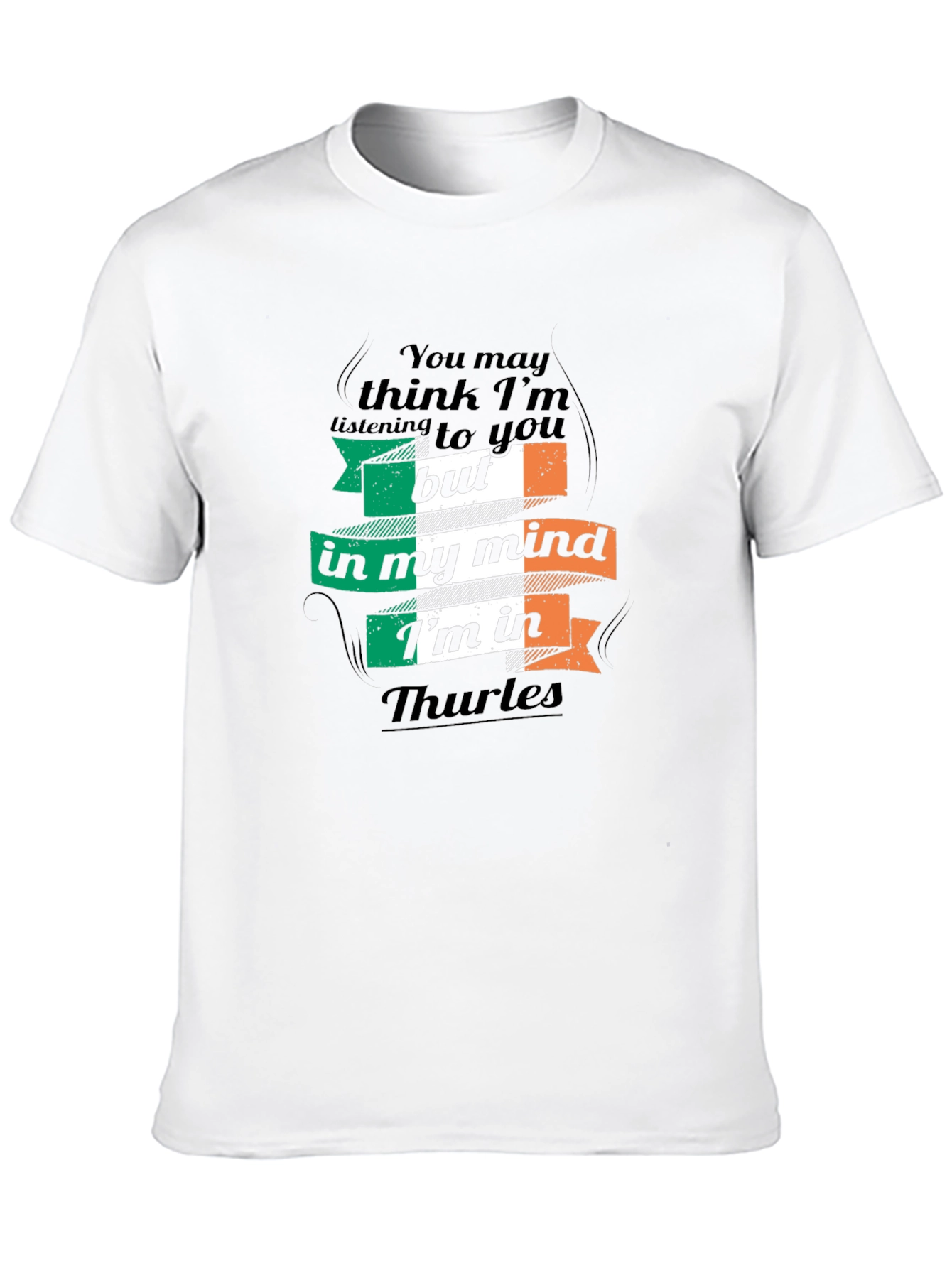 Irish Pride Thurles T-Shirt - Mens Black Tee