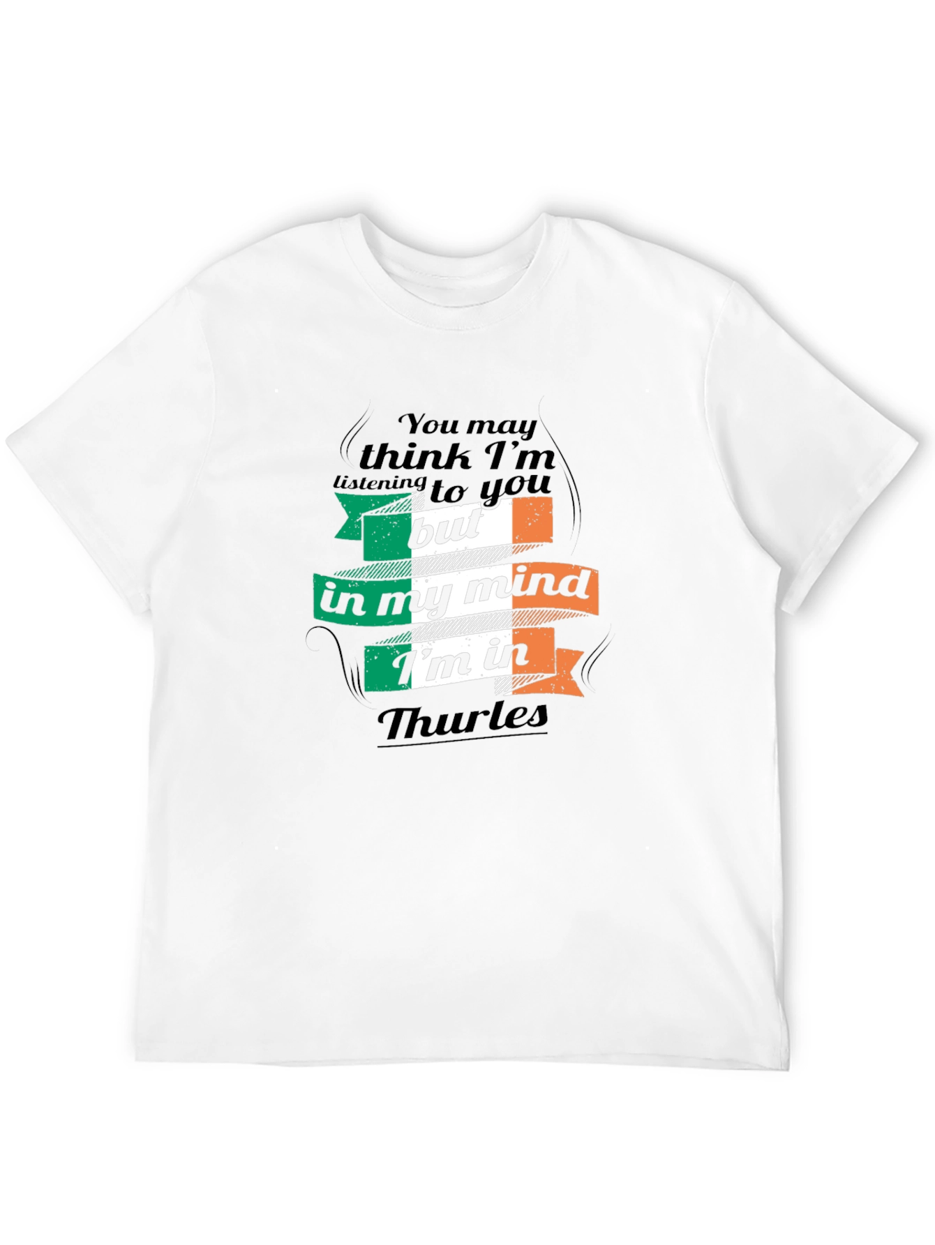 Irish Pride Thurles T-Shirt - Mens Black Tee