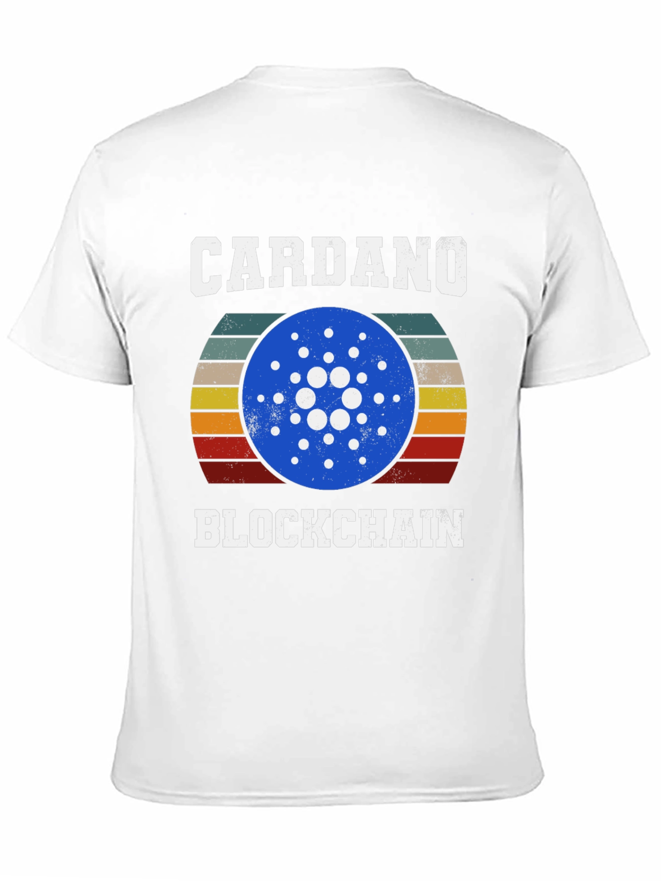 Cardano Blockchain Crypto T-Shirt Retro Design