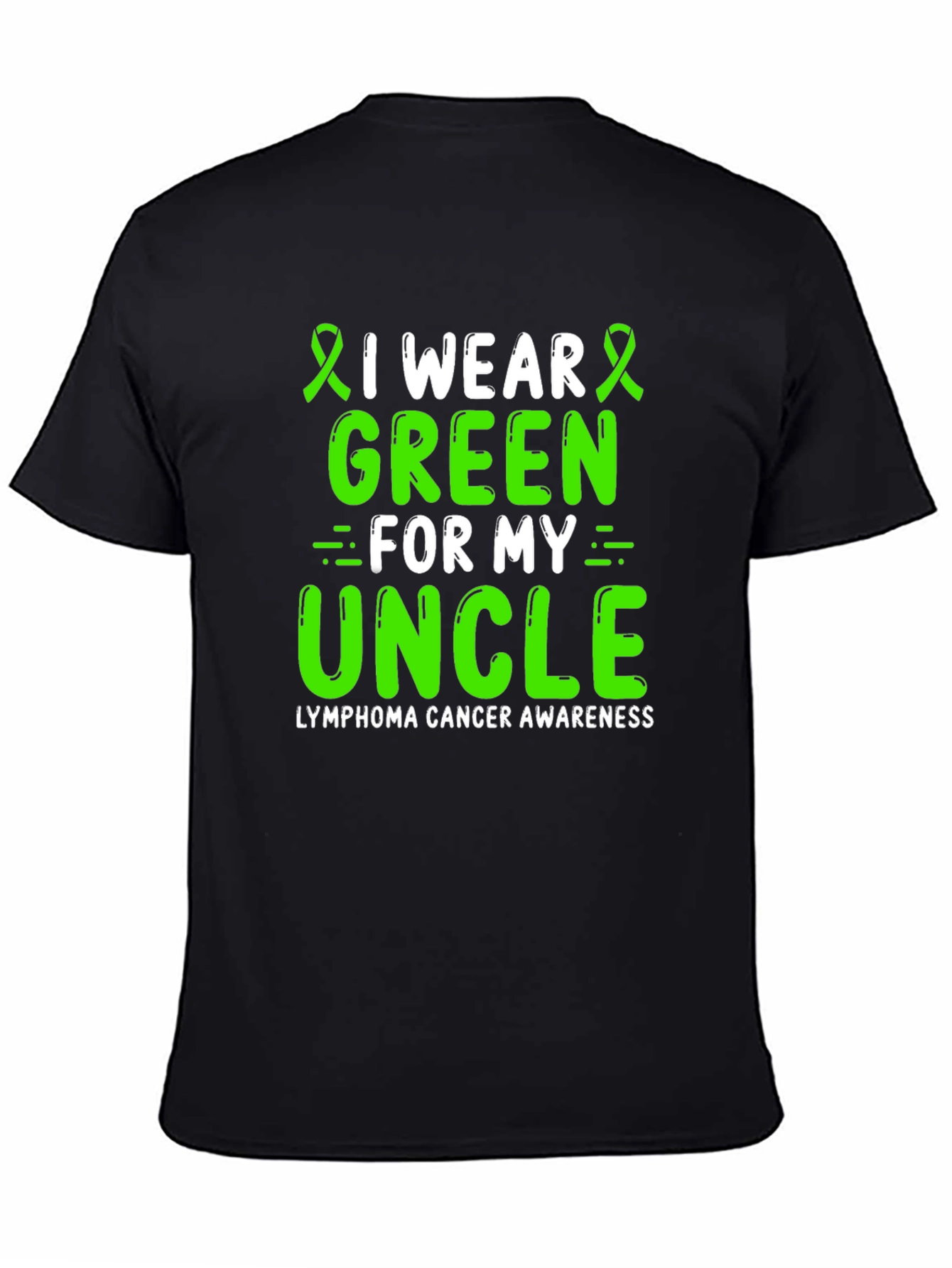 Lymphoma Cancer Awareness Green Ribbon T-Shirt