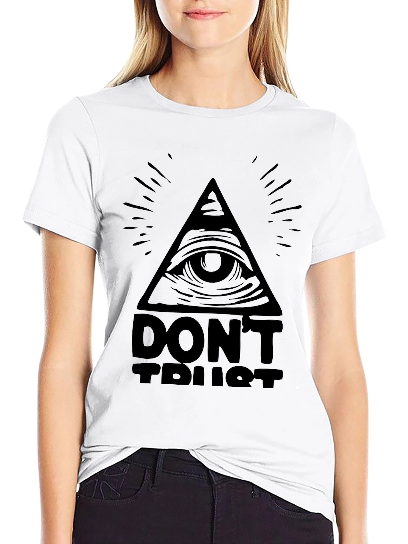 All-Seeing Eye Graphic Tee - Conspiracy Black T-Shirt