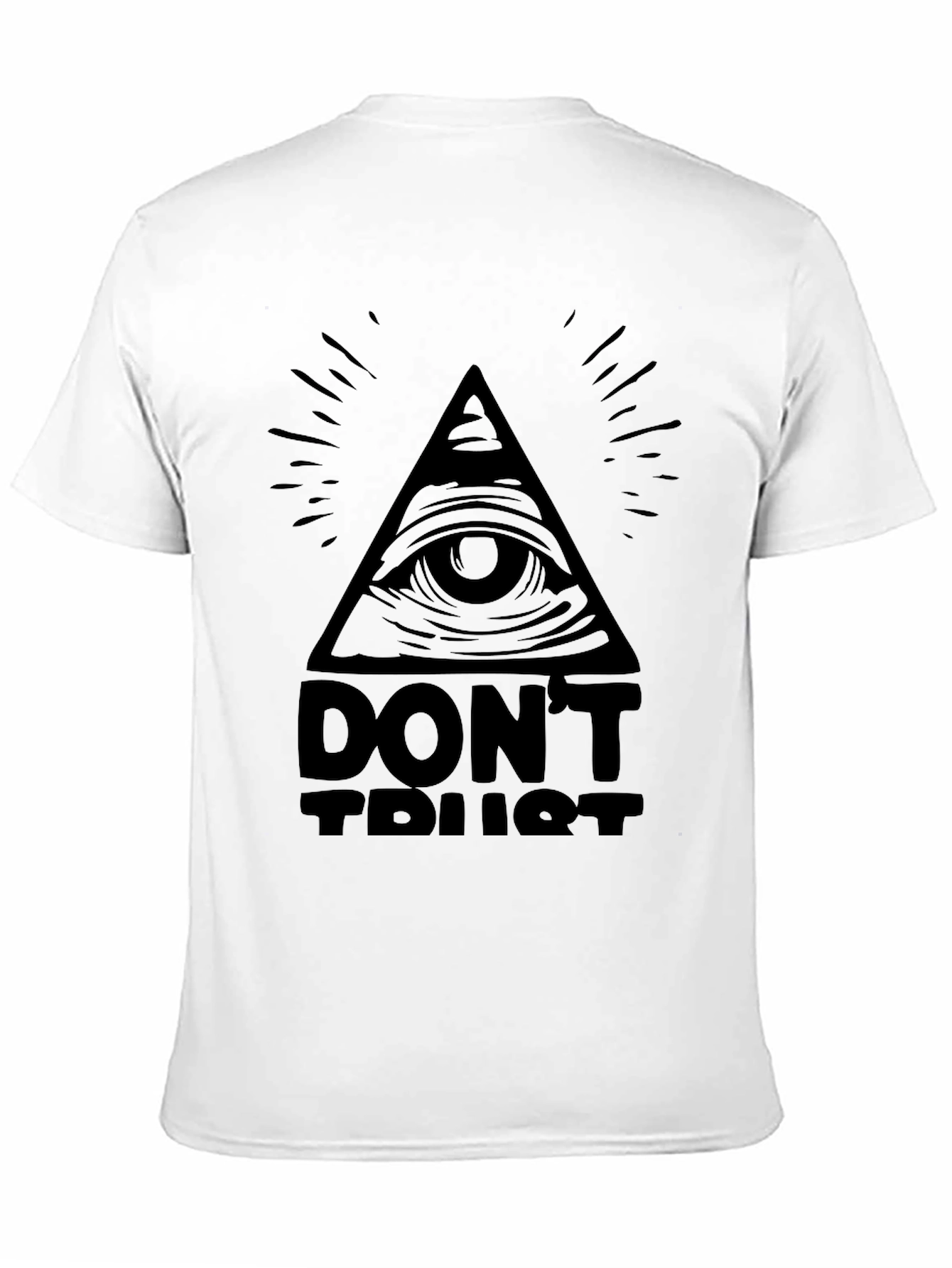 All-Seeing Eye Graphic Tee - Conspiracy Black T-Shirt