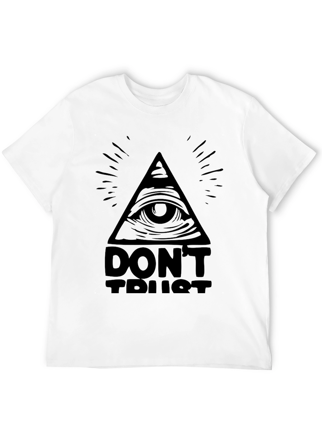 All-Seeing Eye Graphic Tee - Conspiracy Black T-Shirt