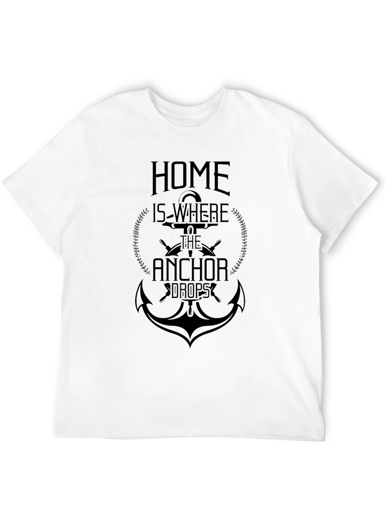 Home is Where the Anchor Drops Graphic Tee
