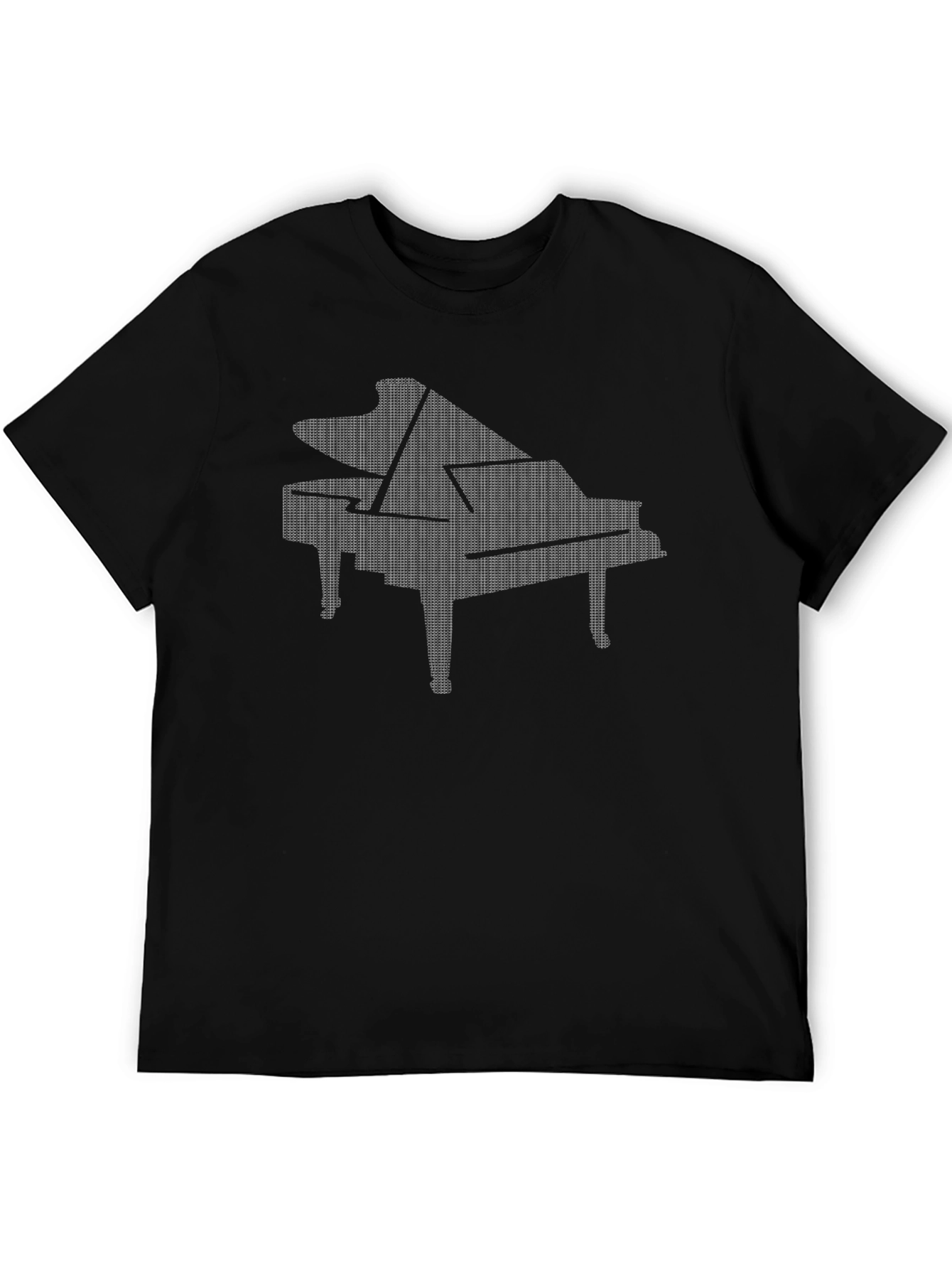 Piano Graphic T-Shirt - Cool Music Lover Tee