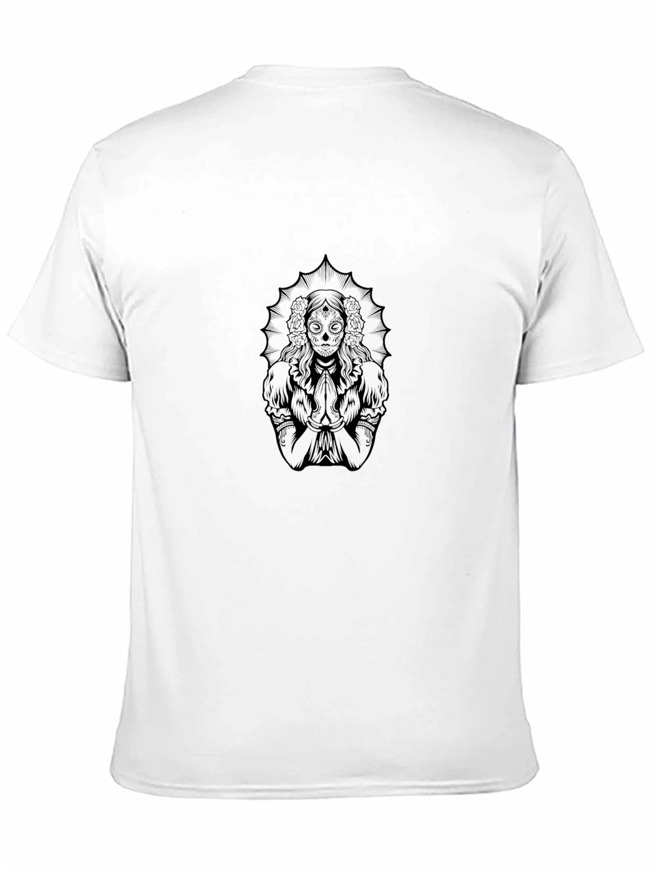 Black Sugar Skull Graphic Tee