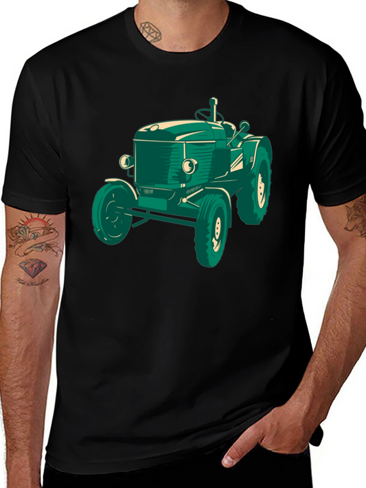 Vintage Tractor Graphic Tee - Farm Life Shirt