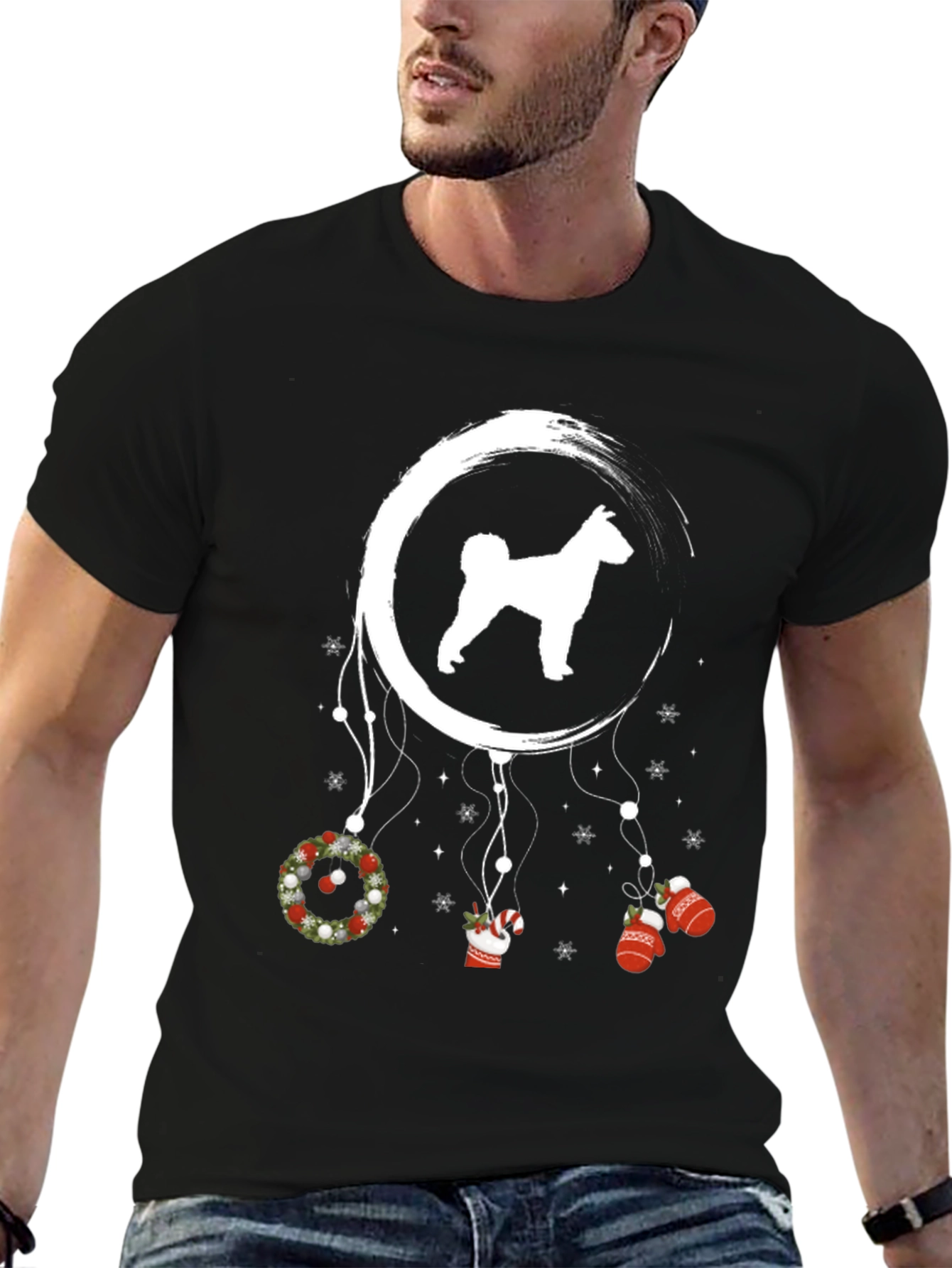 Festive Dog Dreamcatcher T-Shirt
