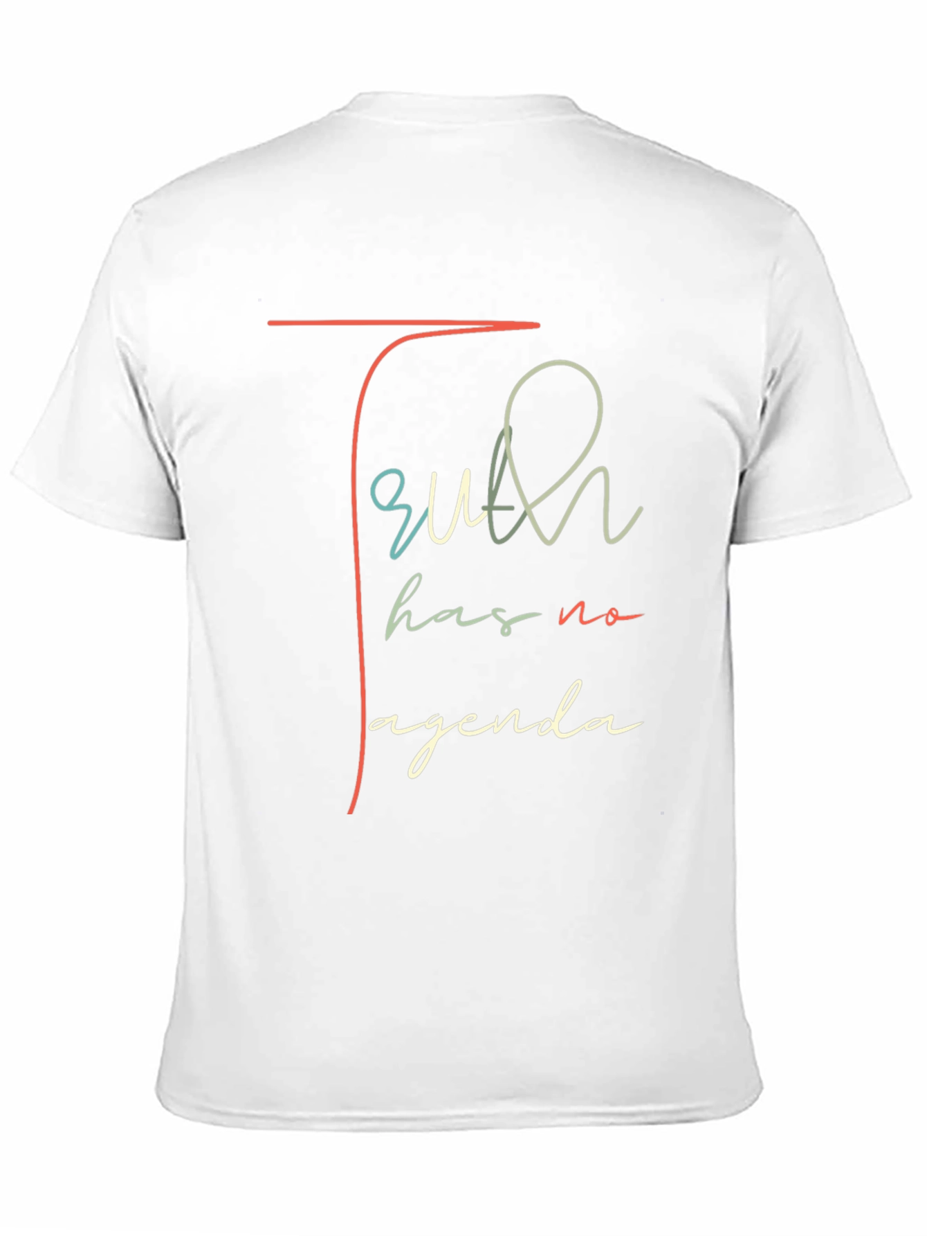 Truth Has No Agenda Black T-Shirt