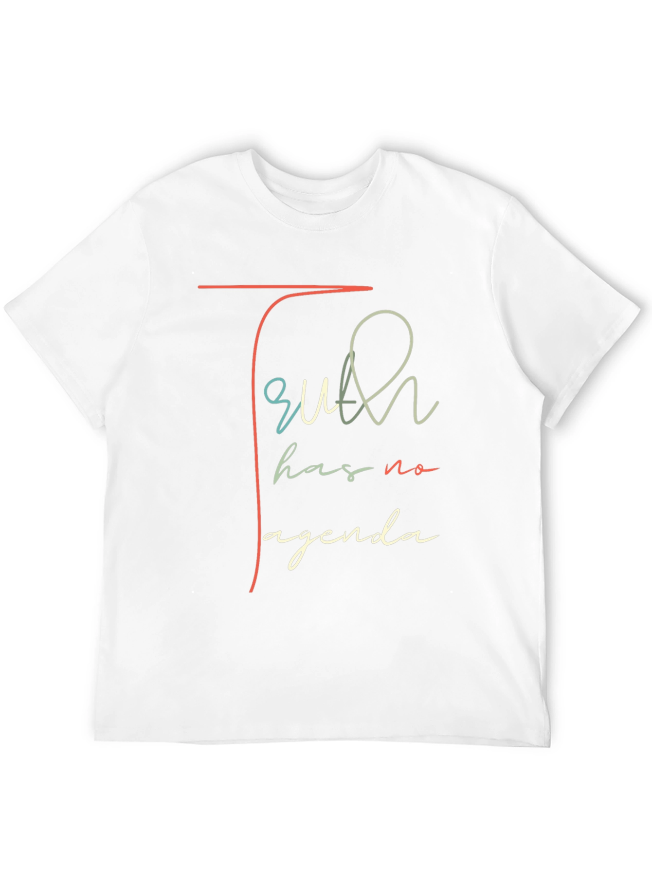 Truth Has No Agenda Black T-Shirt