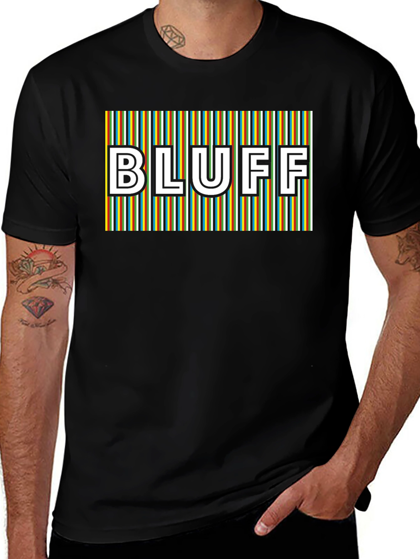 Bluff Striped Tee - Stylish Casual Wear