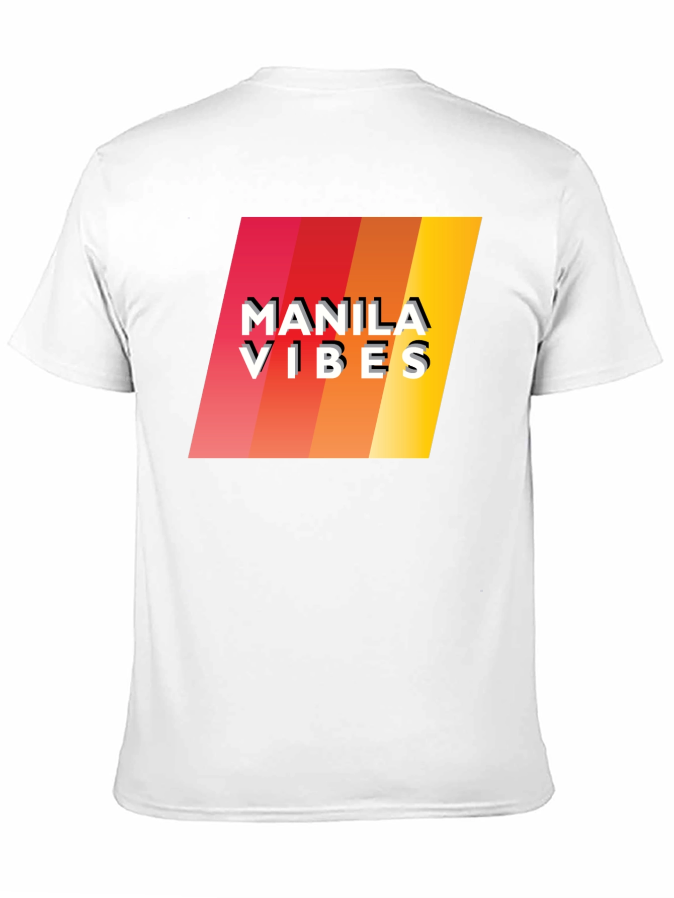 Manila Vibes Retro Graphic Tee - Black
