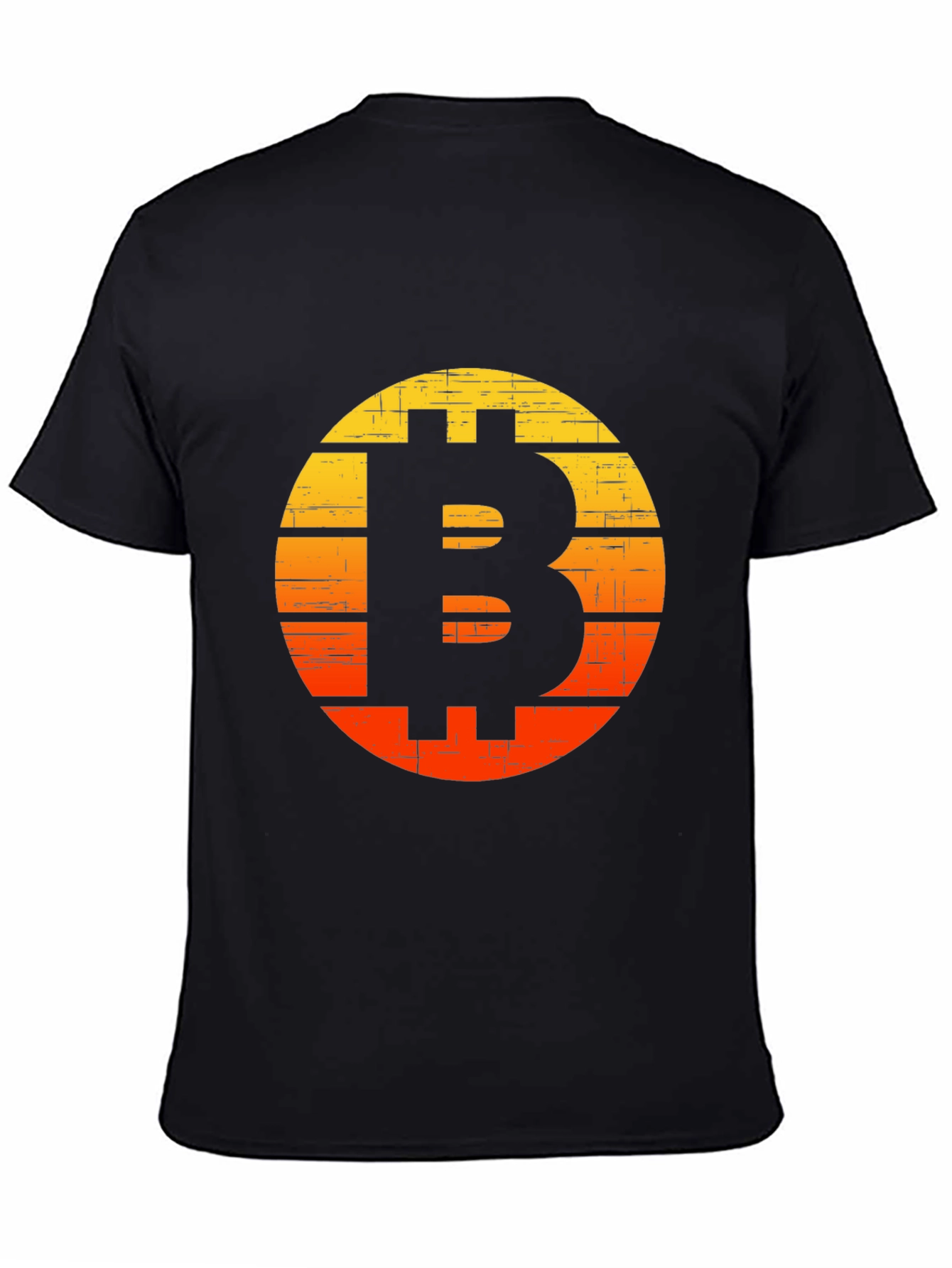 Bitcoin Sunset Graphic T-Shirt