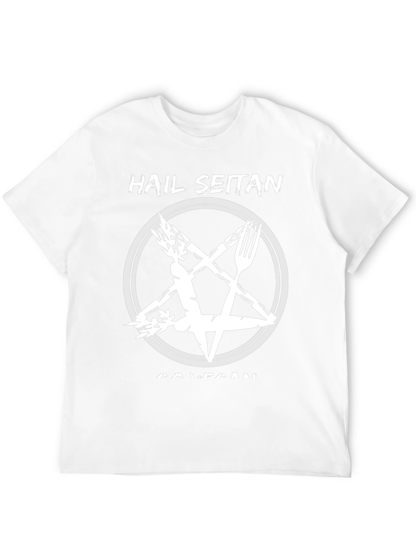 Hail Seitan Vegan T-Shirt - Funny Graphic Tee