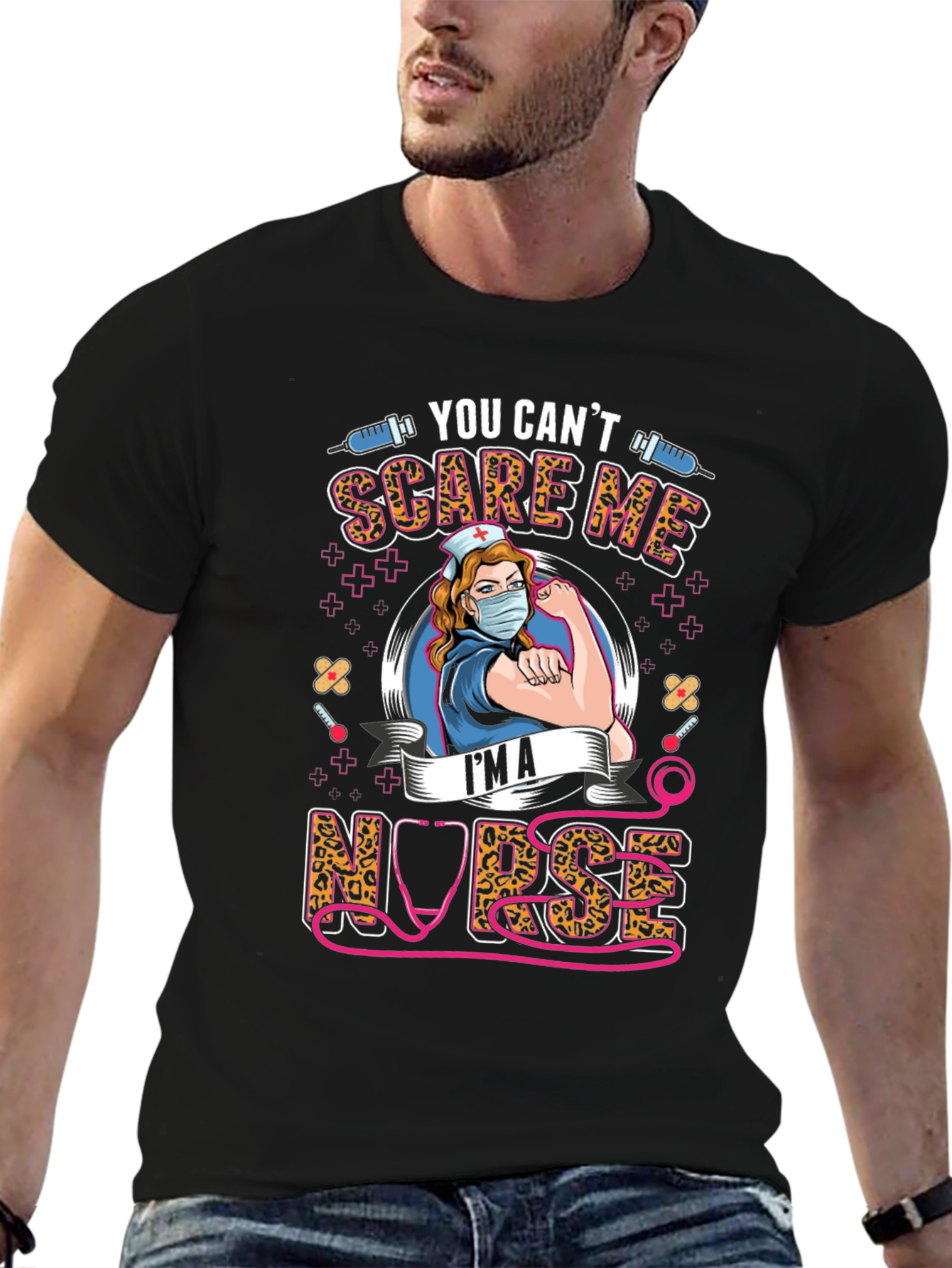 You Cant Scare Me Im A Nurse T-Shirt