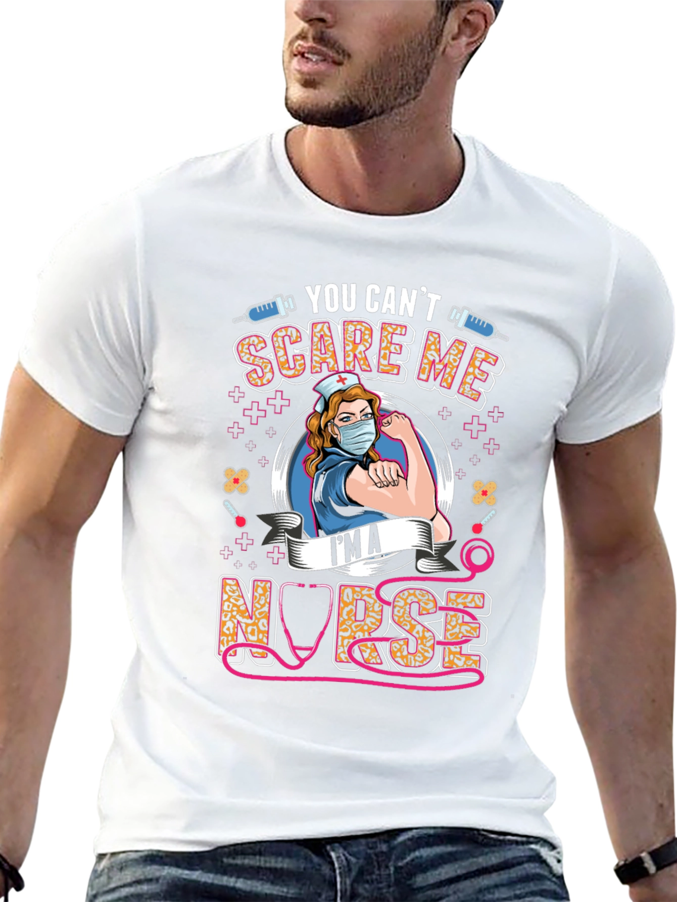 You Cant Scare Me Im A Nurse T-Shirt