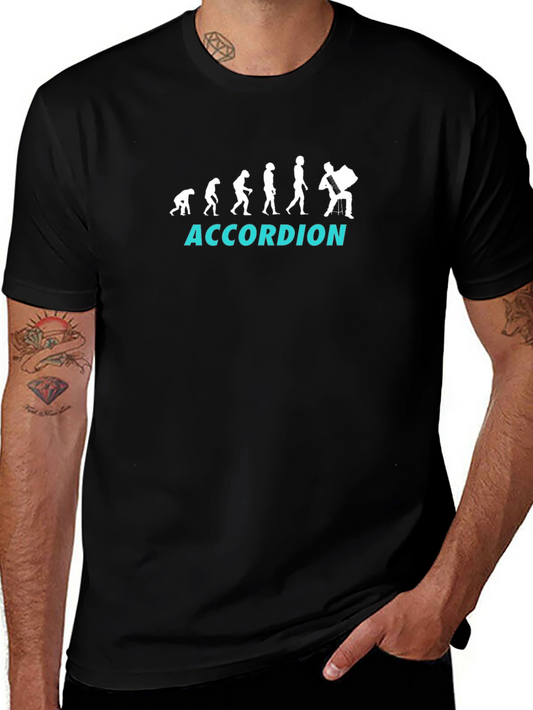 Accordion Evolution T-Shirt - Black
