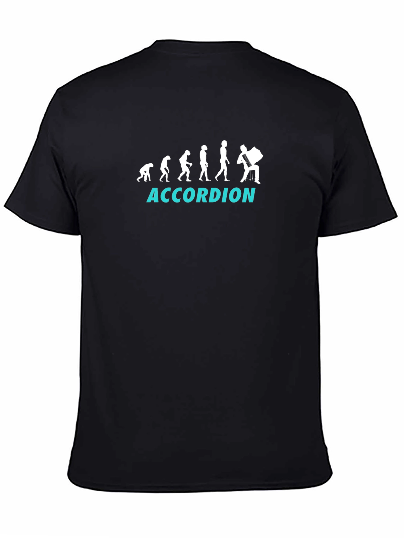 Accordion Evolution T-Shirt - Black