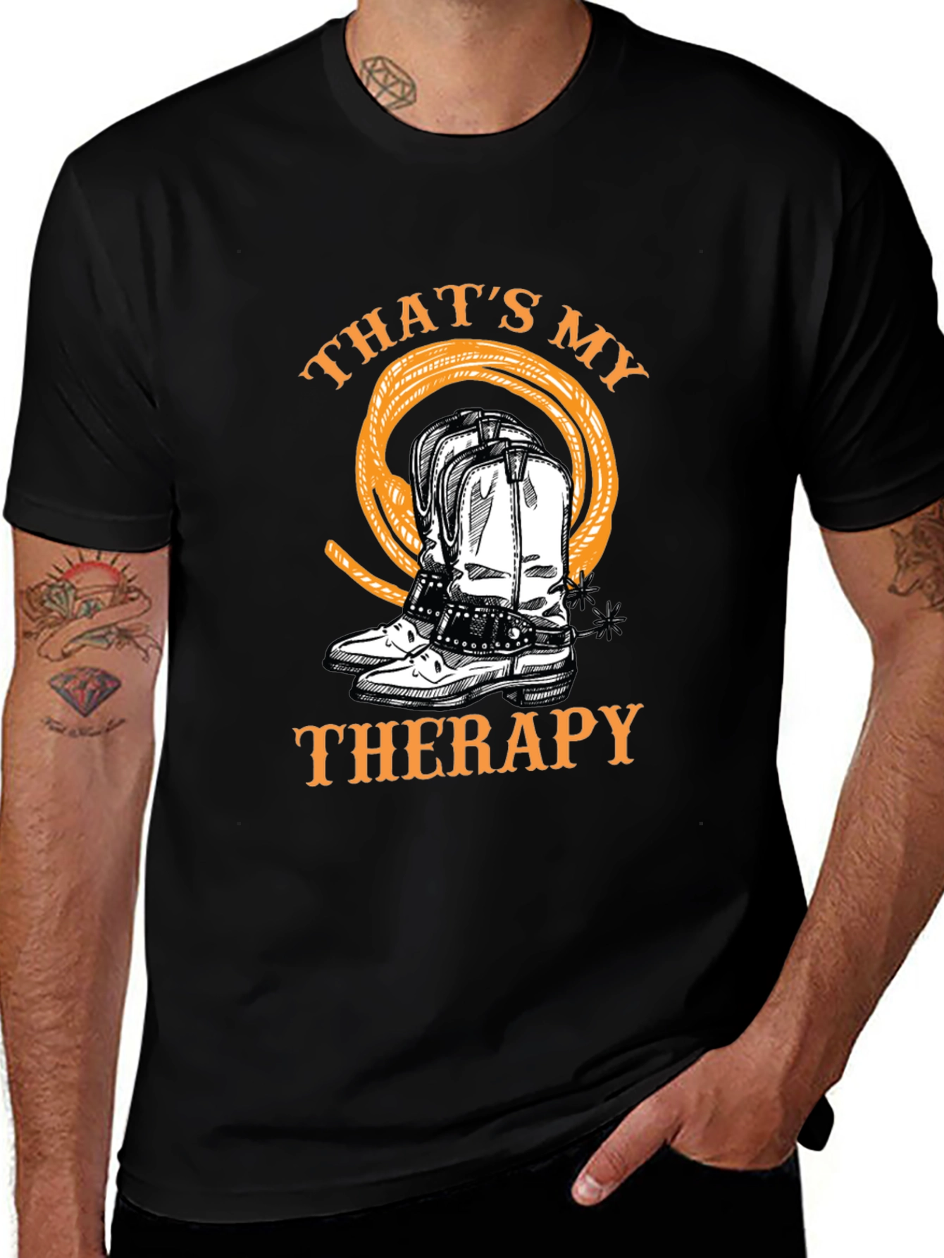 Cowboy Boots Therapy T-Shirt