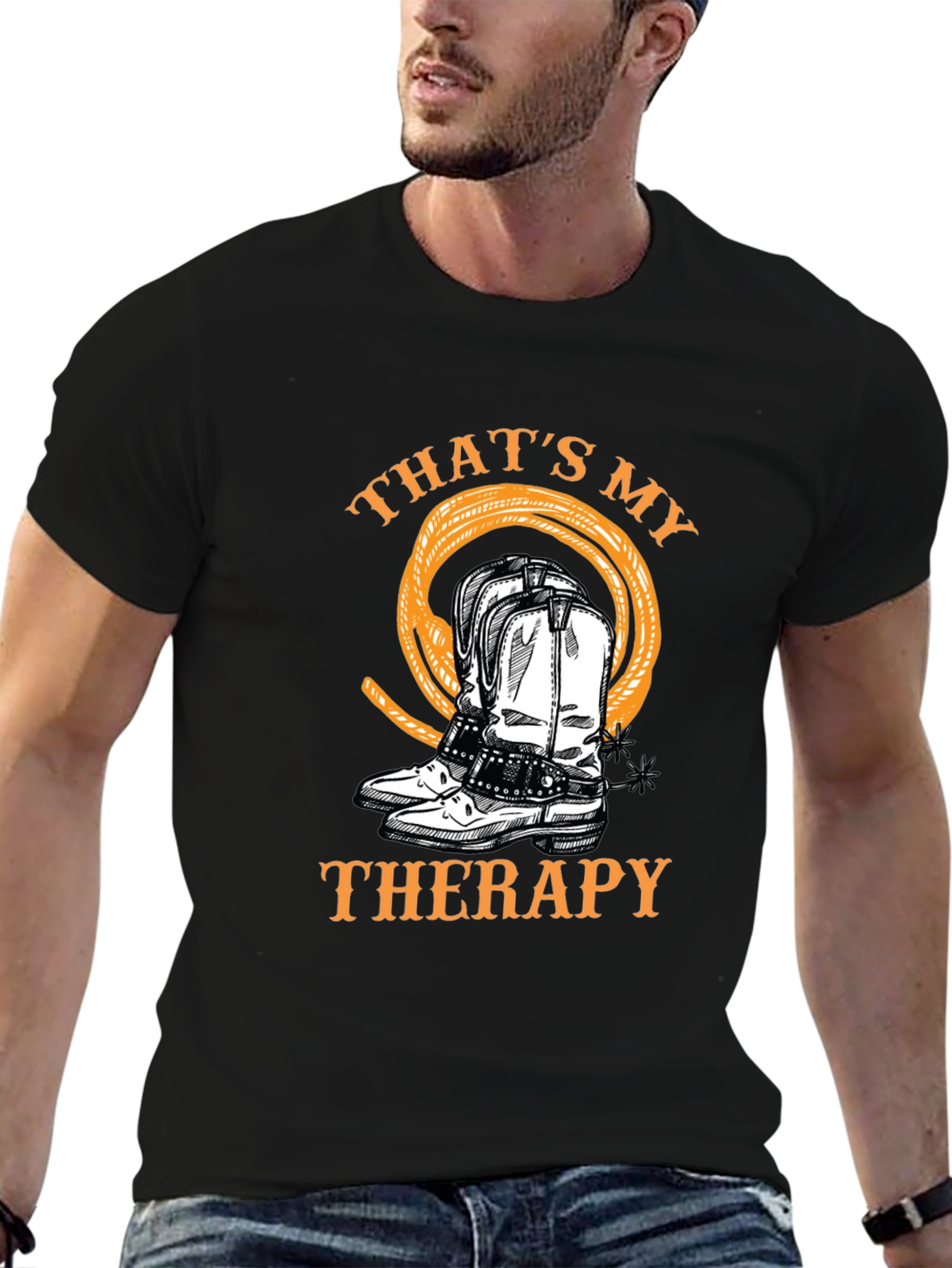 Cowboy Boots Therapy T-Shirt