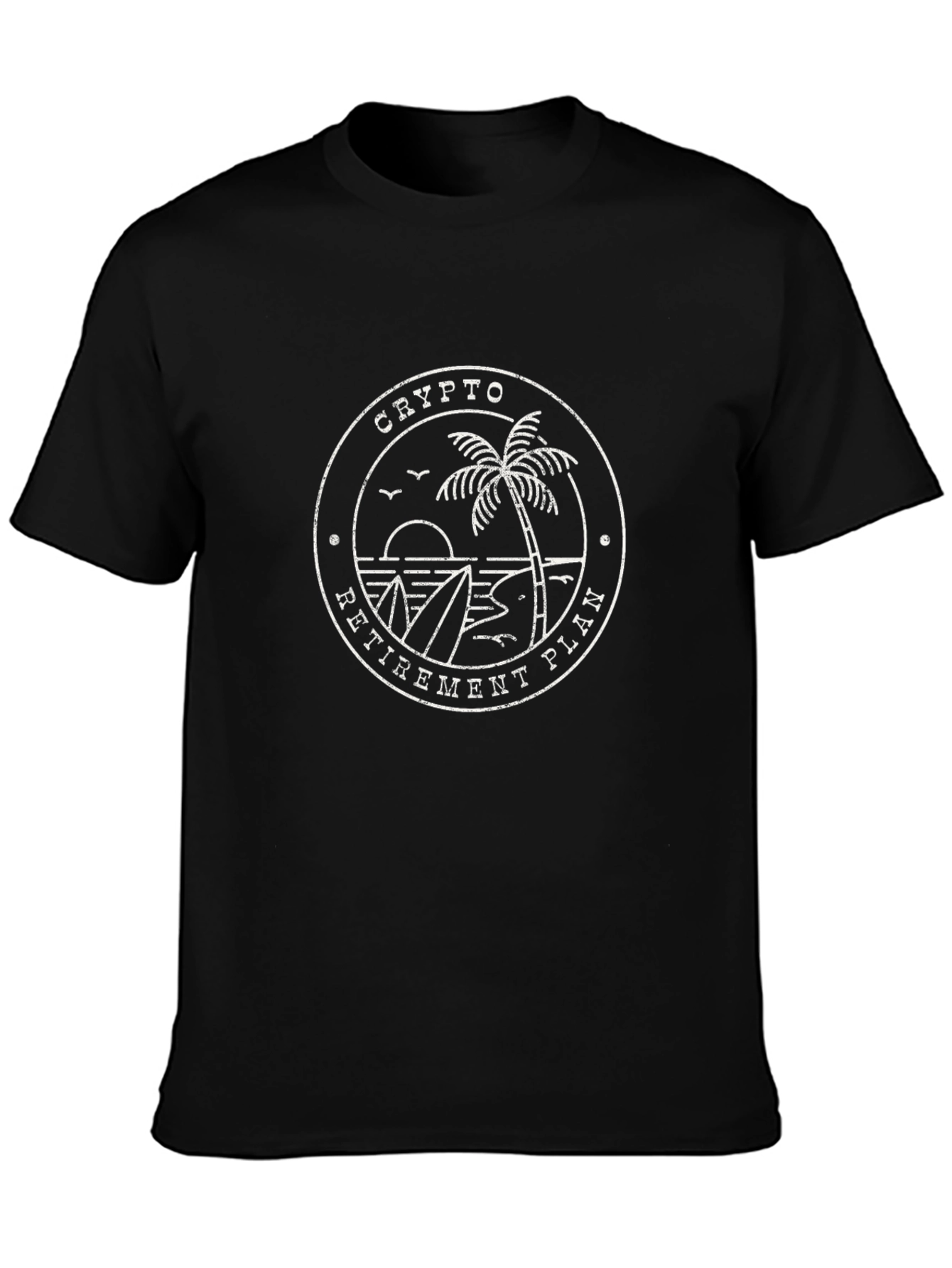 Crypto Retirement Plan Graphic Tee