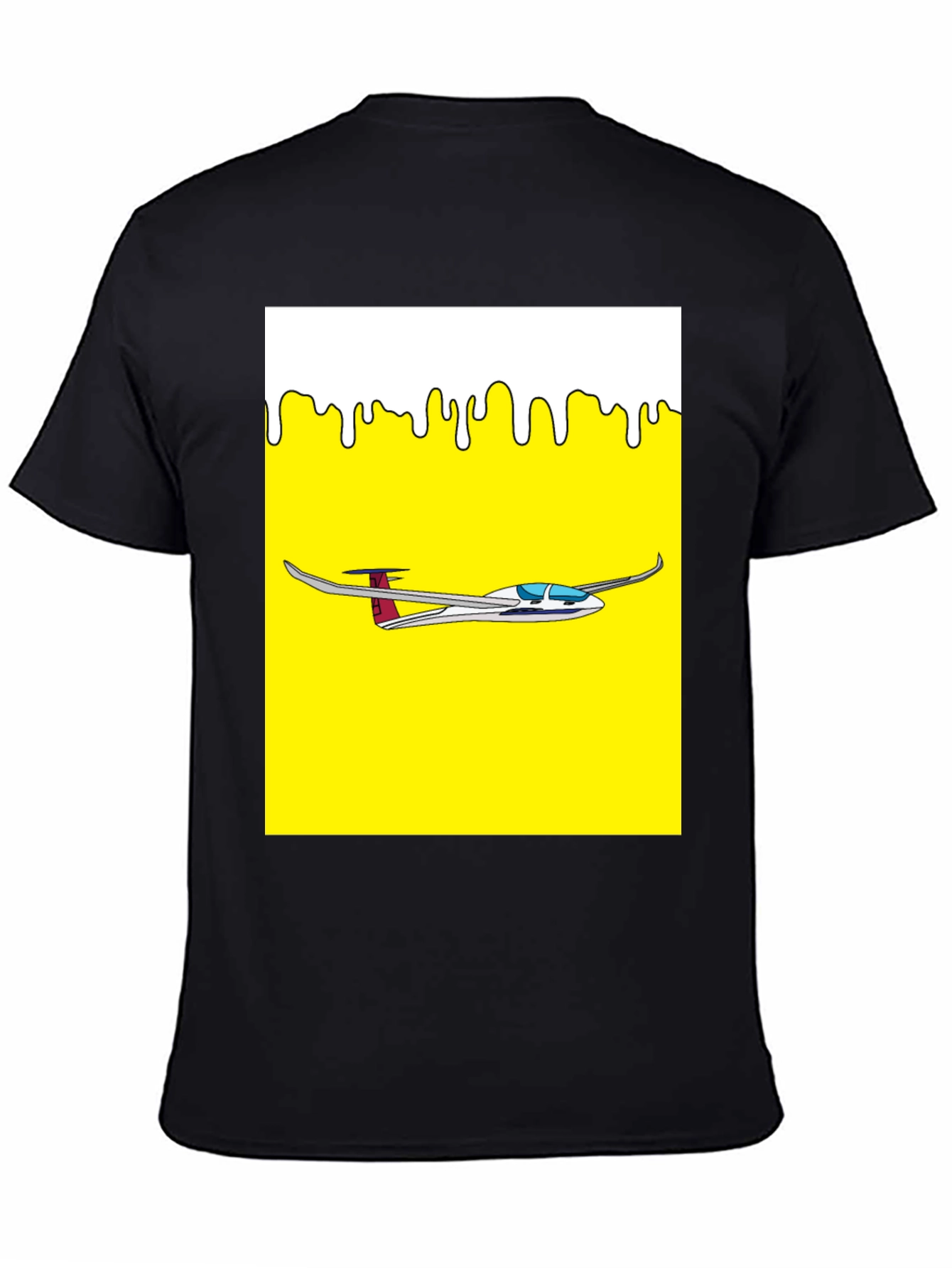 Glider Plane Graphic Tee - Aviation Enthusiast Shirt