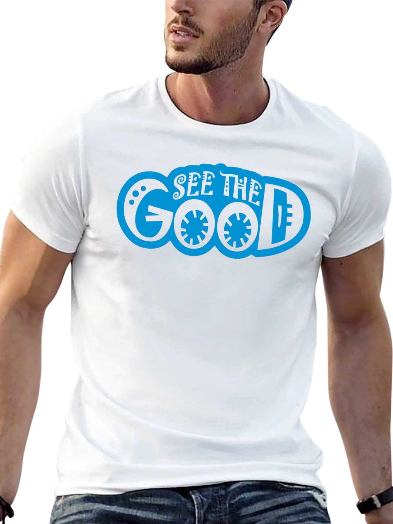See The Good Graphic T-Shirt - Mens Black Tee
