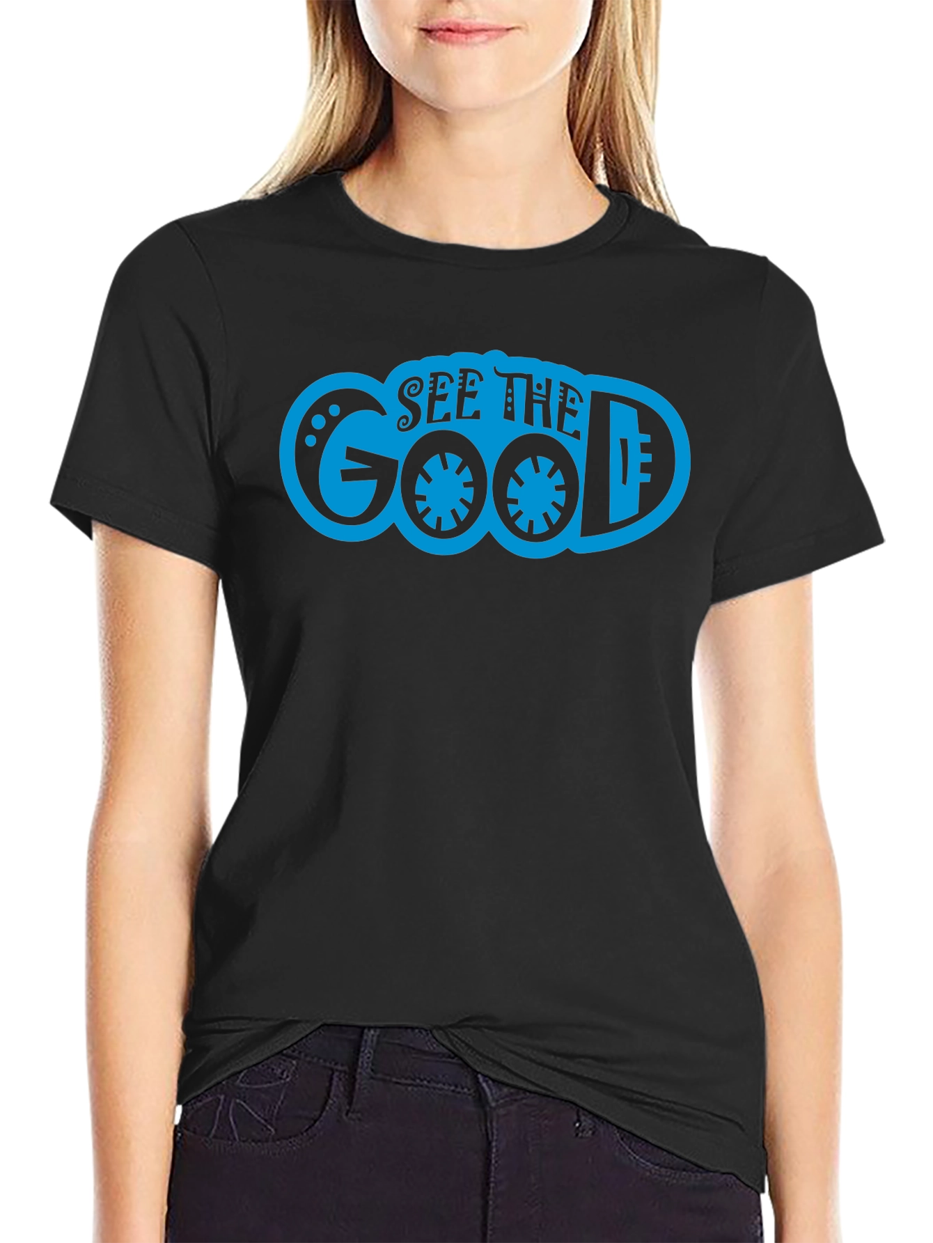 See The Good Graphic T-Shirt - Mens Black Tee