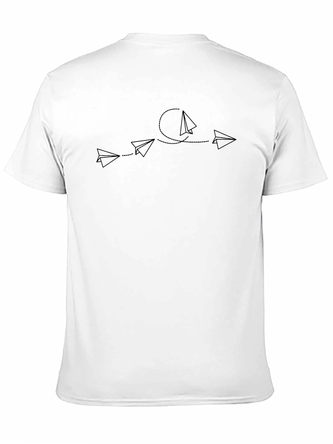 Paper Airplane Graphic Tee - Minimalist Design