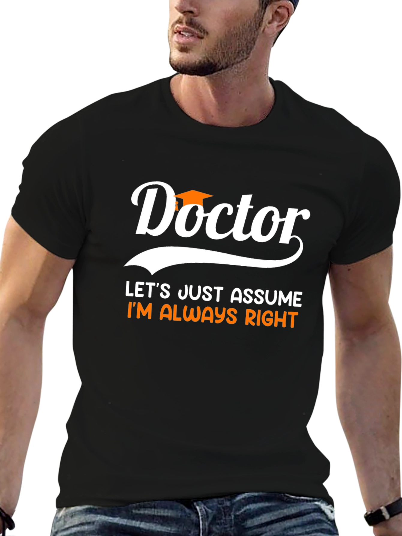 Doctor Always Right Black T-Shirt