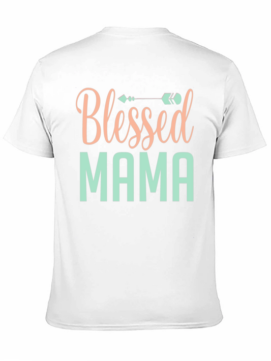 Blessed Mama Graphic T-Shirt - Stylish Comfort
