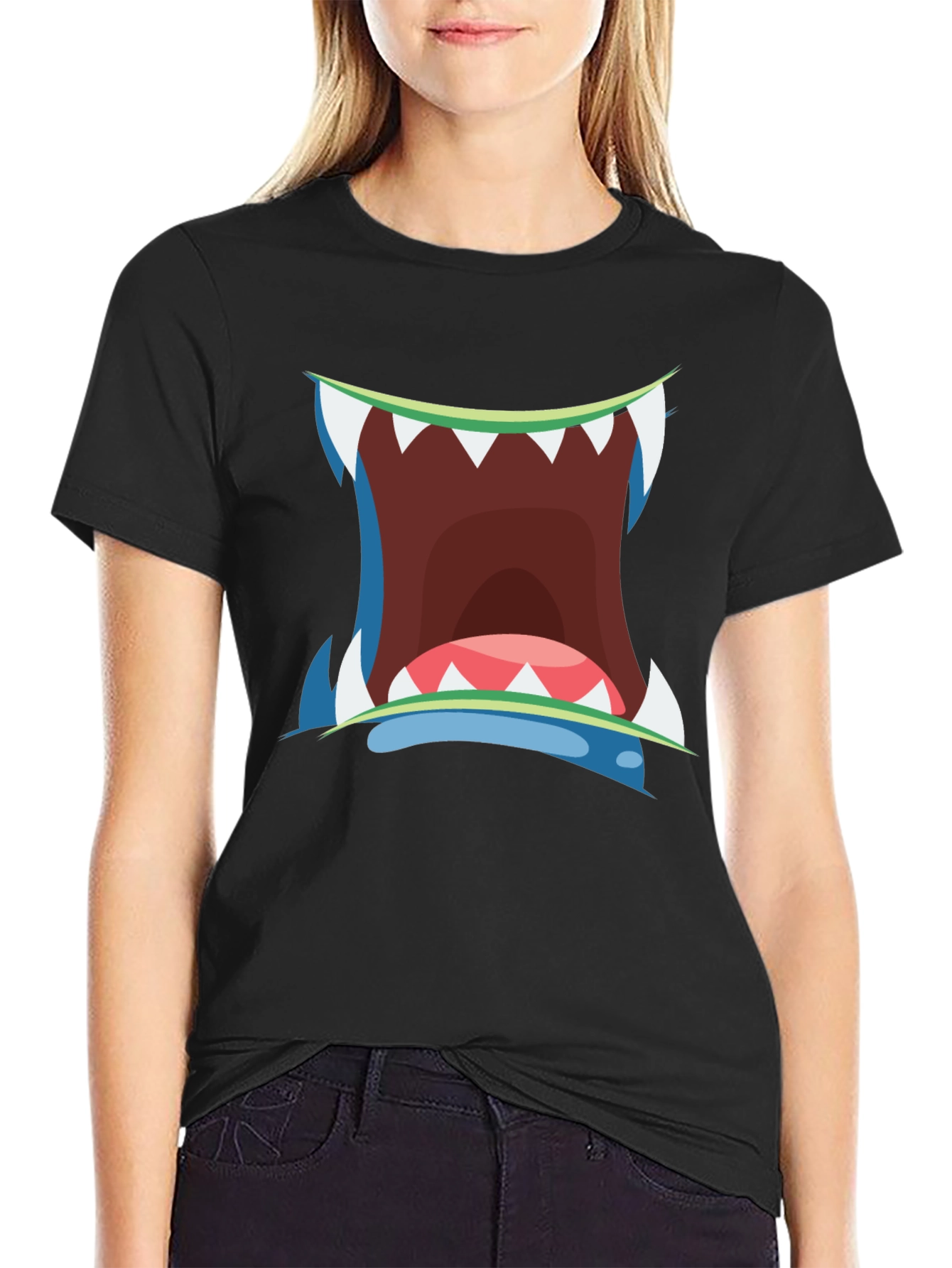 Monster Mouth Graphic T-Shirt