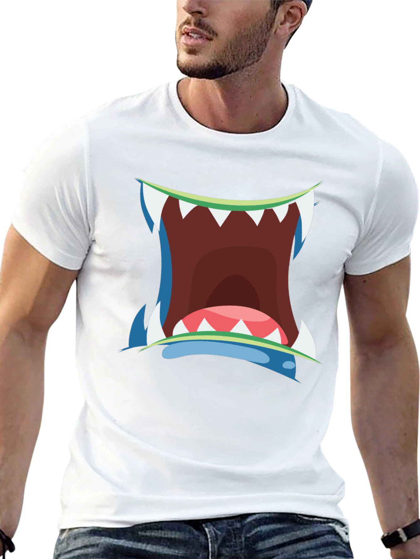 Monster Mouth Graphic T-Shirt