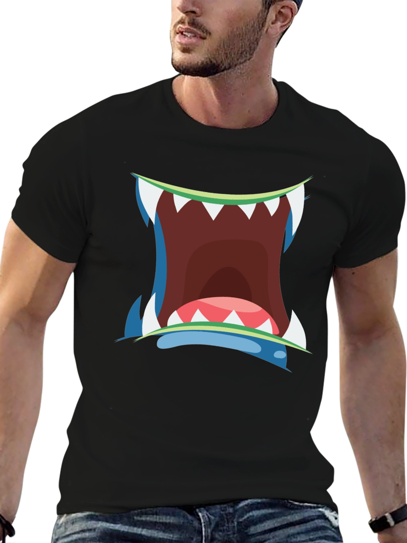 Monster Mouth Graphic T-Shirt