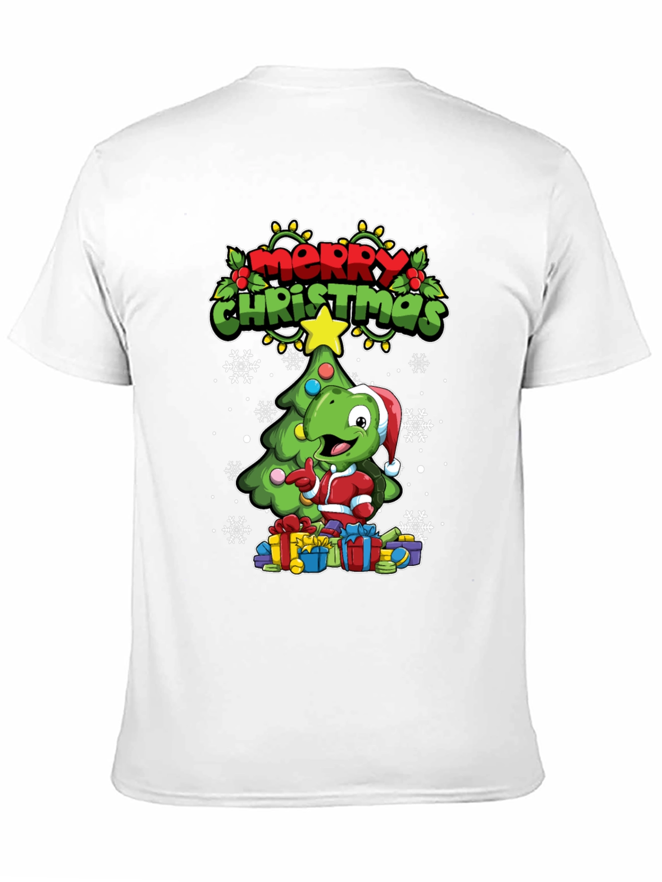 Festive Dino Christmas T-Shirt