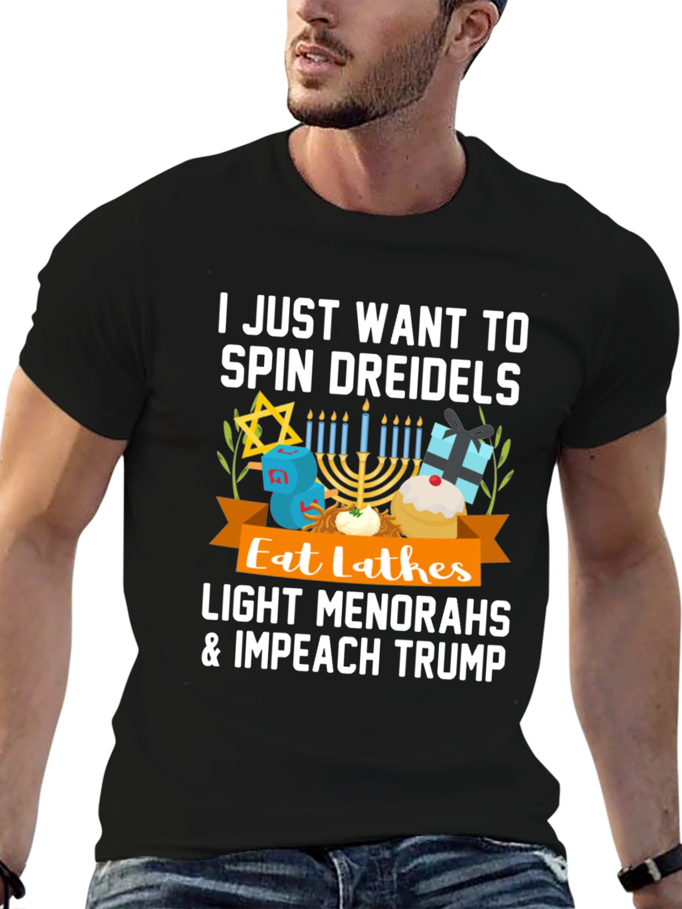 Spin Dreidels & Impeach Trump T-Shirt