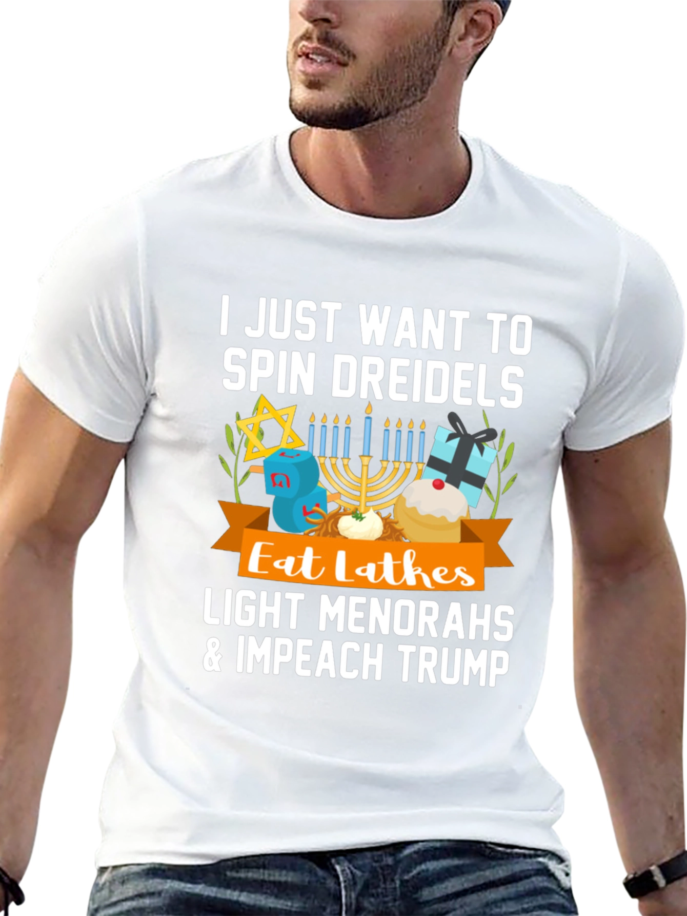 Spin Dreidels & Impeach Trump T-Shirt