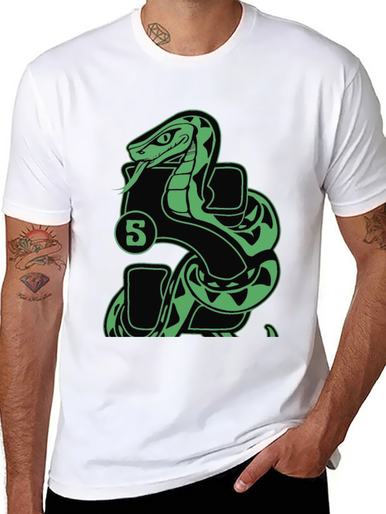 Snake 5 T-Shirt - Cool Graphic Tee