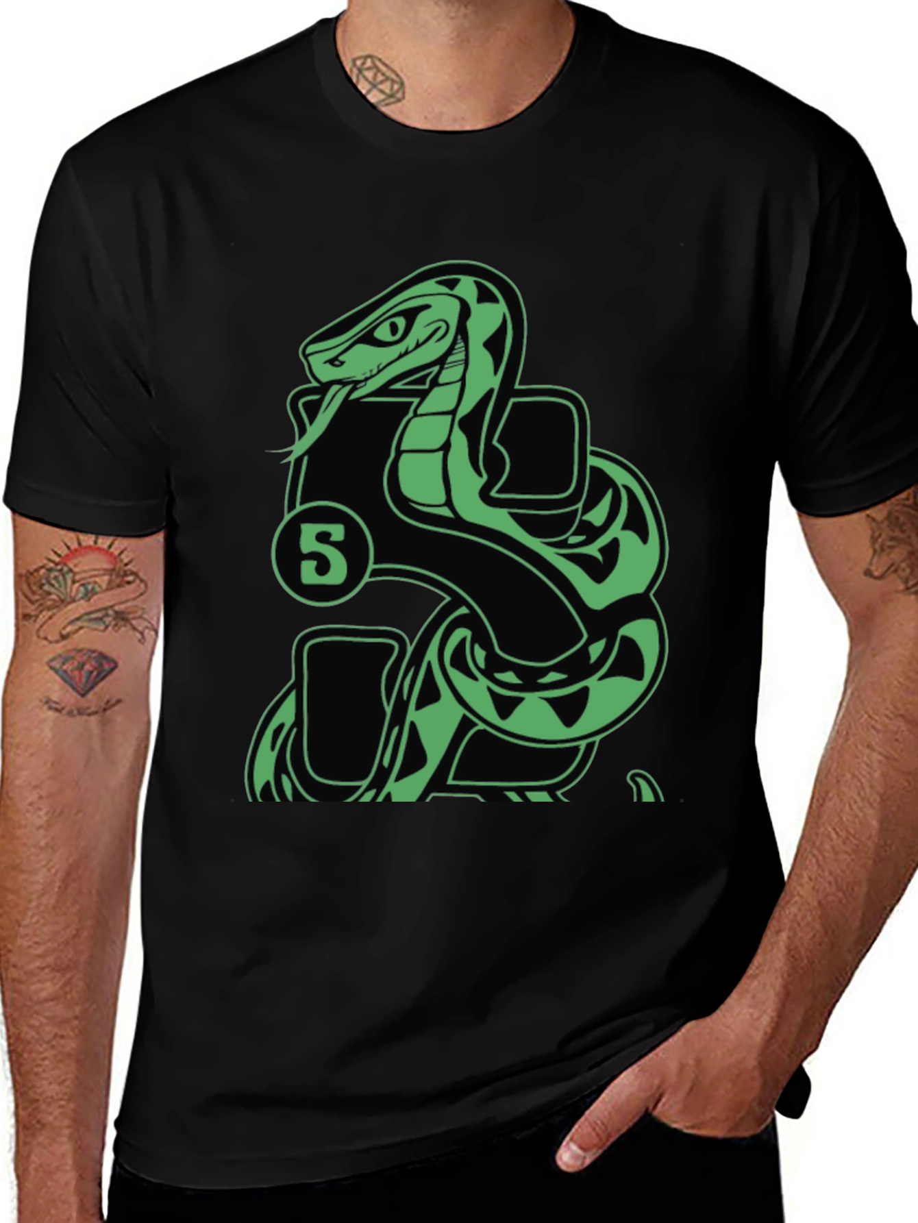 Snake 5 T-Shirt - Cool Graphic Tee